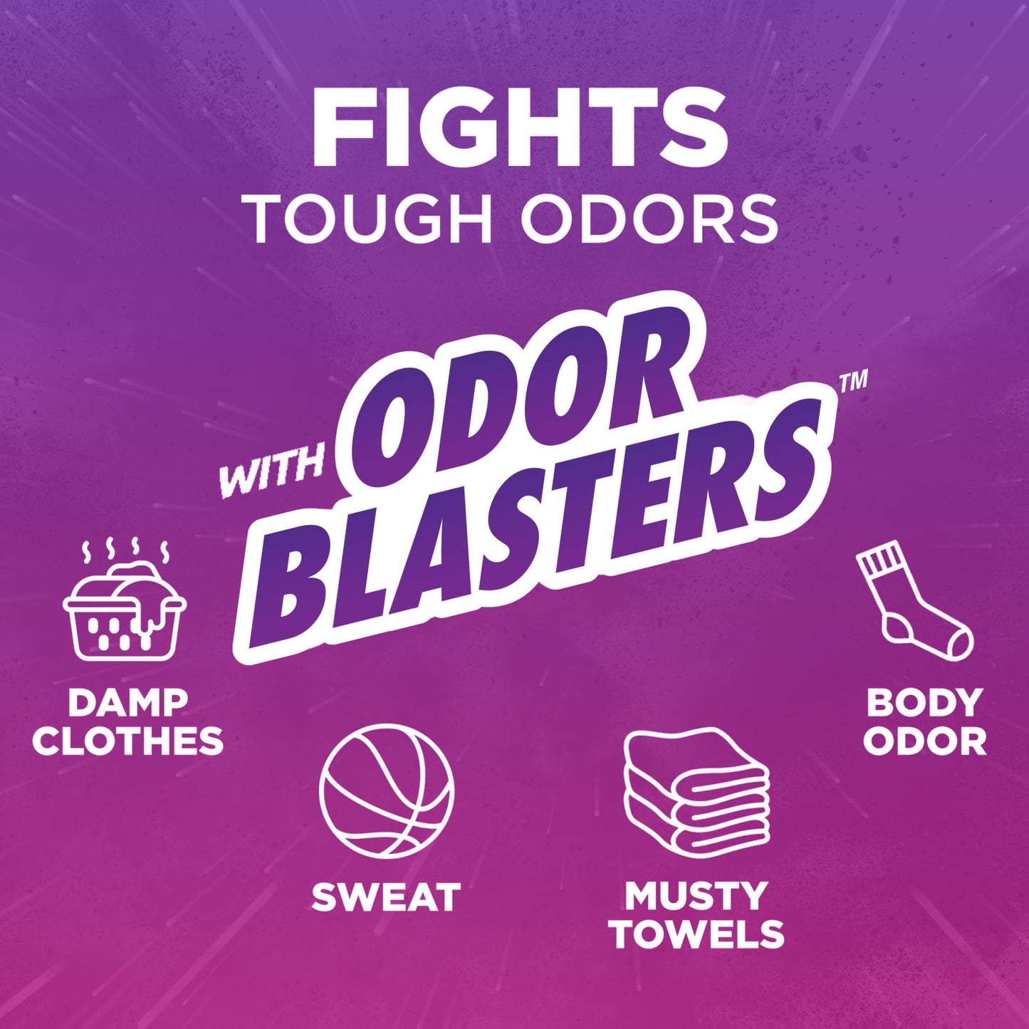ARM & HAMMER Odor Blasters In-Wash Scent Booster, Laundry Scent Booster Fresh Burst Scent, 45 Oz
